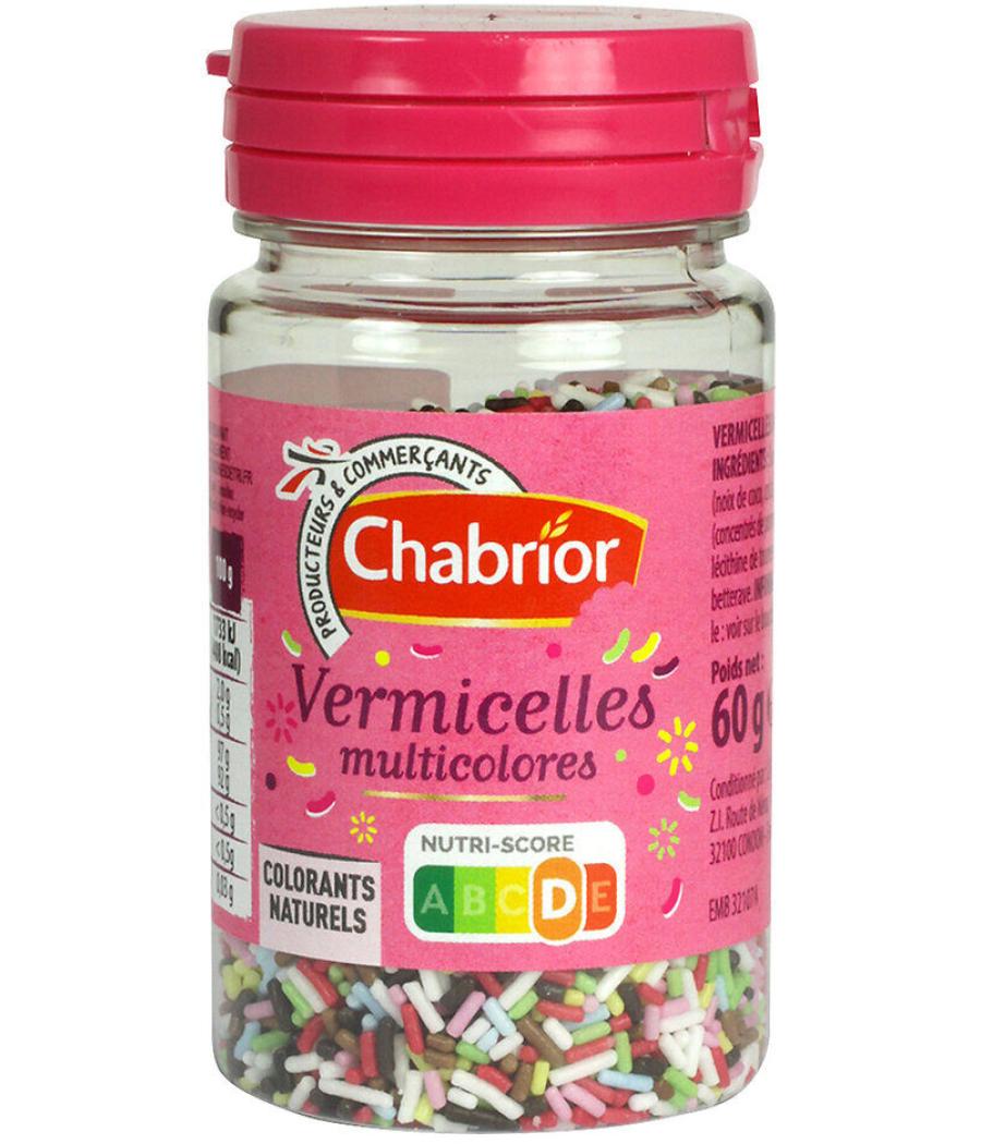 VERMICELLES MULTICOLORES CHABRIOR 60G