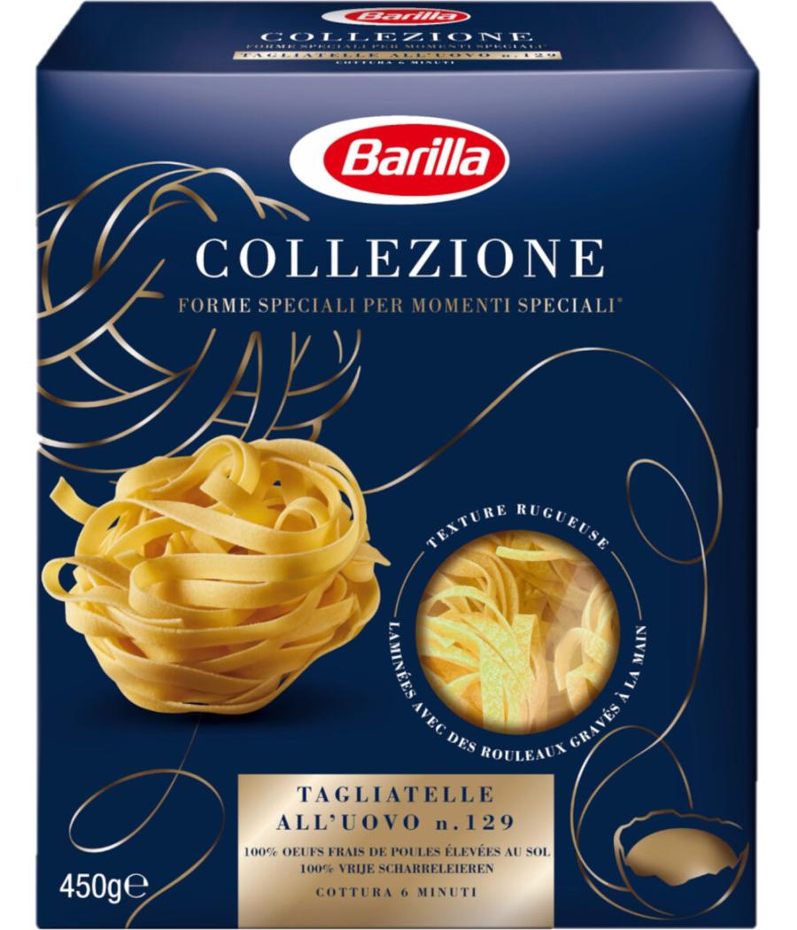 PATES BARILLA TAGLIATELLE AUX OEUFS COLLEZIONE 450G