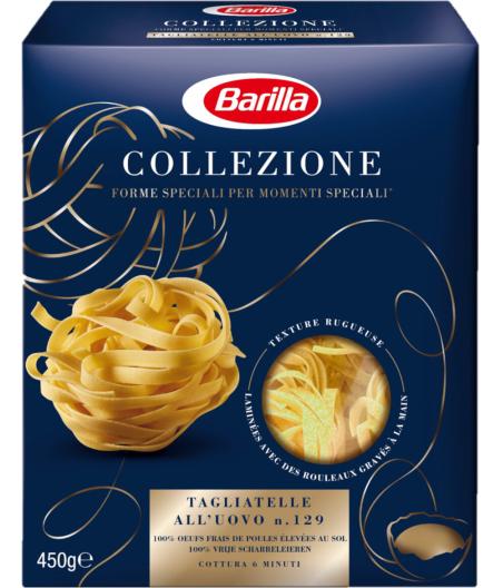 PATES BARILLA TAGLIATELLE AUX OEUFS COLLEZIONE 450G