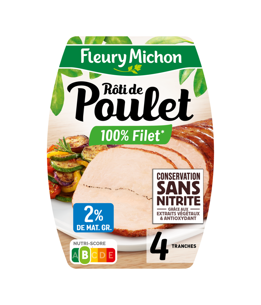 ROTI DE POULET FLEURY MICHON 150G
