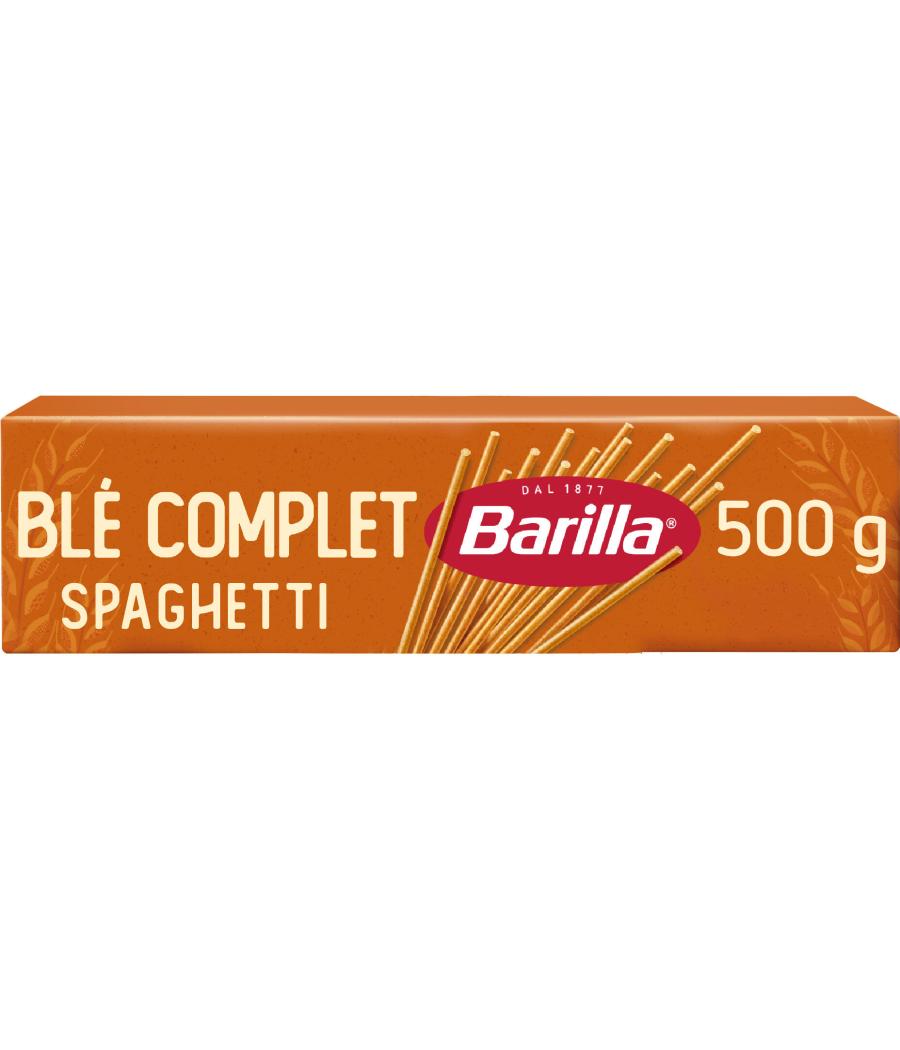 PATES BARILLA SPAGHETTI AU BLE COMPLET INTEGRAL 500G