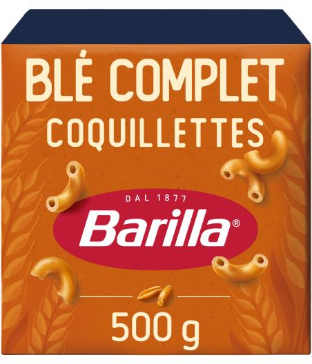 PATES COQUILLETTE BLE COMPLET BARILLA 500G
