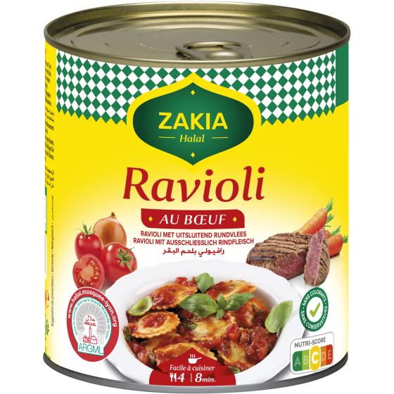 RAVIOLI BOEUF HALAL ZAKIA 800G