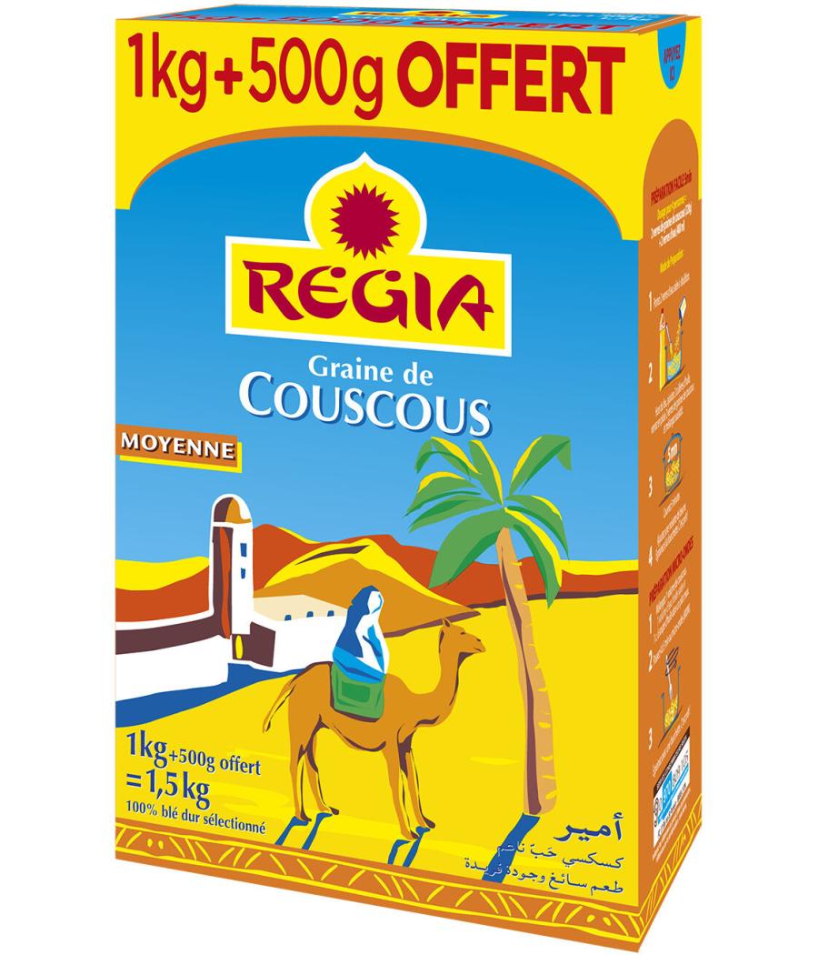 GRAINE DE COUSCOUS REGIA 1.5KG