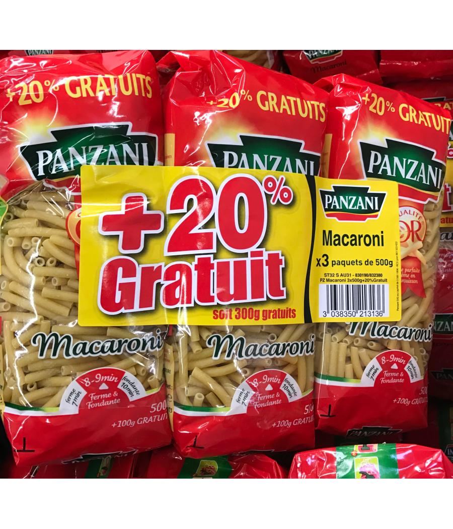 PANZANI MACARONI 500G
