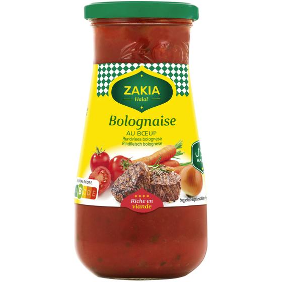 ZAKIA SAUCE BOLOGNAISE HALAL 400G 400 G