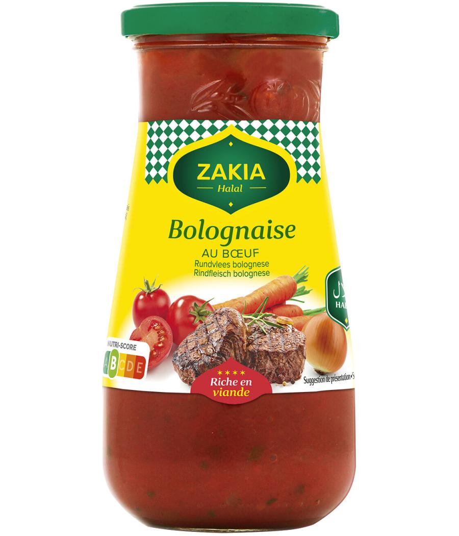 ZAKIA SAUCE BOLOGNAISE HALAL 400G 400 G
