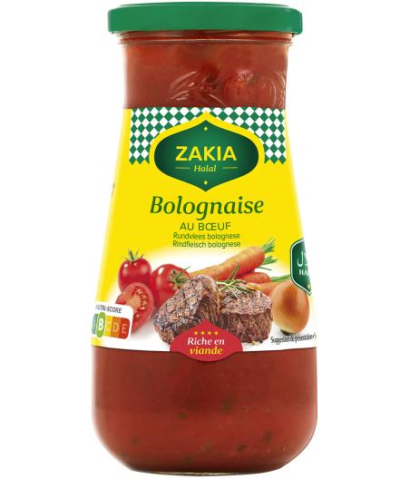 ZAKIA SAUCE BOLOGNAISE HALAL 400G 400 G