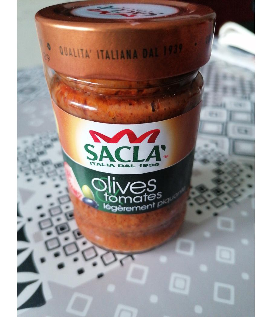 SAUCE AUX OLIVES ET TOMATES SACLA 190 G
