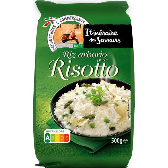 RIZ ARBORIO POUR RISOTTO ITINERAIE DES SAVEURS 500G