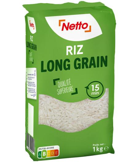 RIZ LONG GRAIN NETTO 1KG