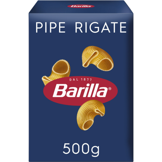 PATES BARILLA PIPE RIGATE 500G