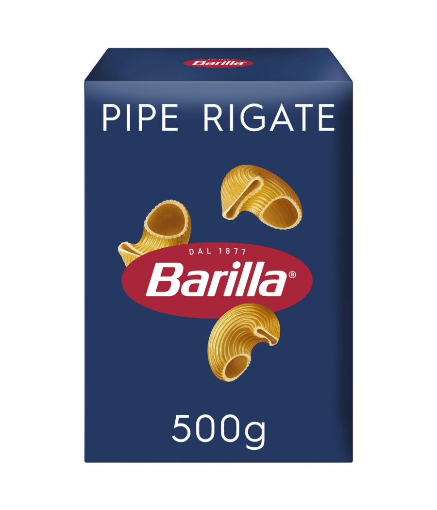 PATES BARILLA PIPE RIGATE 500G
