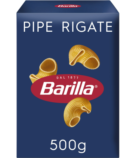 PATES BARILLA PIPE RIGATE 500G