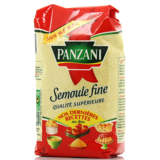 COUSCOUS PANZANI SEMOULE FINE 500G