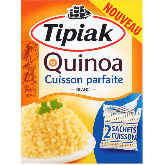 QUINOA CUISSON PARFAITE TIPIAK 2 X 120G