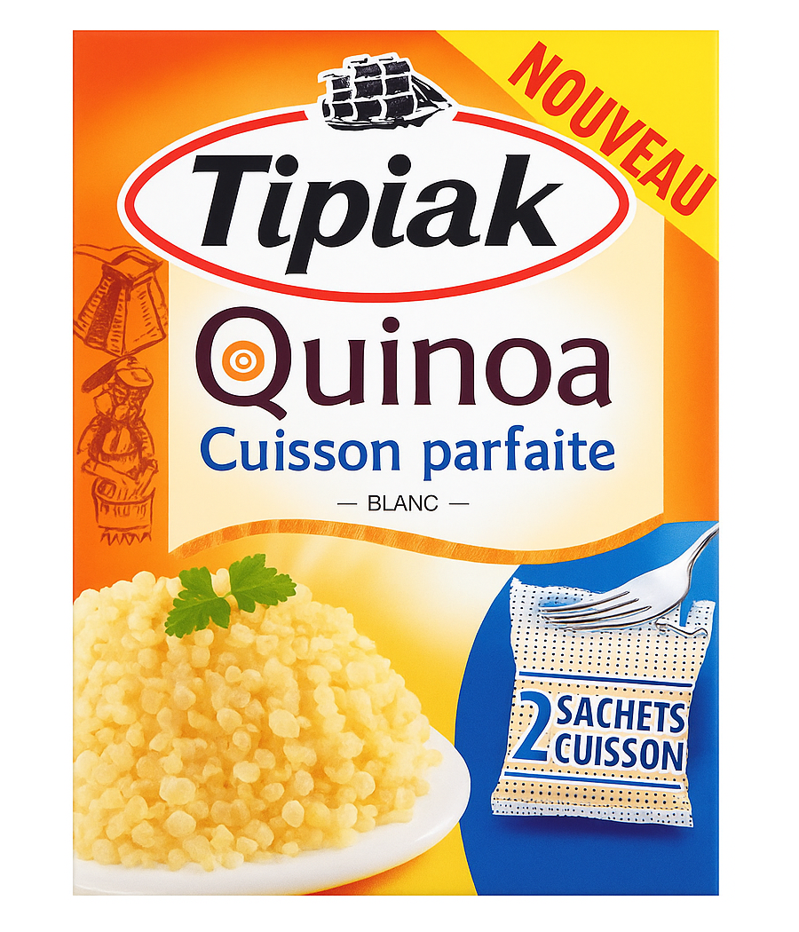 QUINOA CUISSON PARFAITE TIPIAK 2 X 120G
