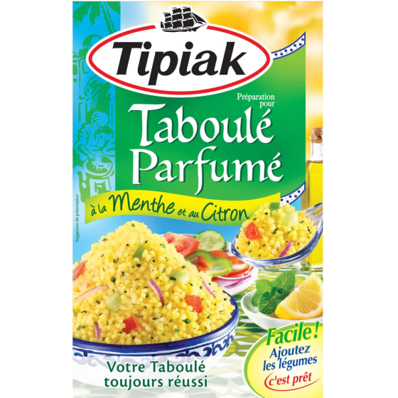 PREPARATION TABOULE MENTHE CITRON TIPIAK 350G