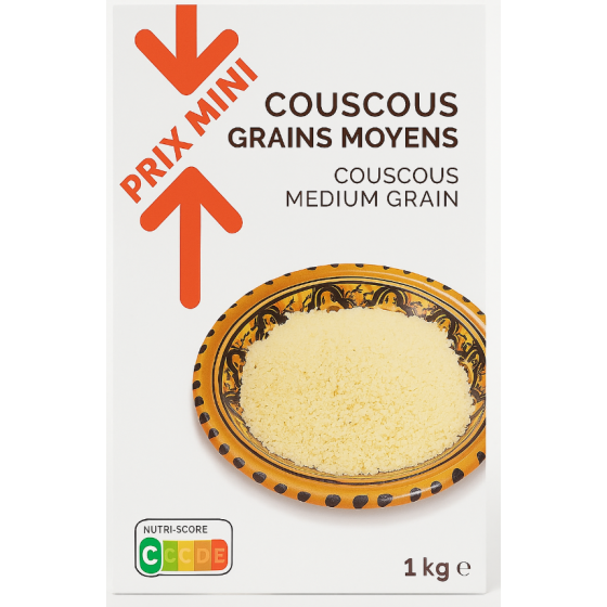 COUSCOUS GRAINS MOYEN PRIX MINI 1KG