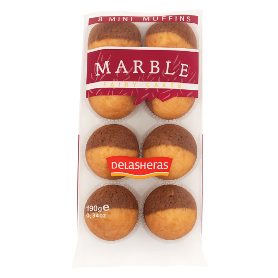 MINI MUFFINS MARBRE AU CHOCOLAT DELASHERAS 190G