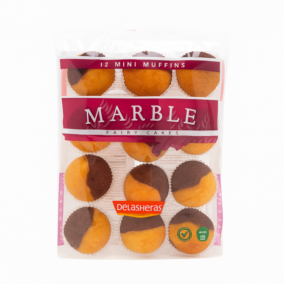 MINI MUFFINS MARBRE AU CHOCOLAT DELASHERAS 280G