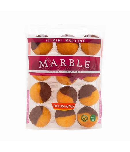 MINI MUFFINS MARBRE AU CHOCOLAT DELASHERAS 280G