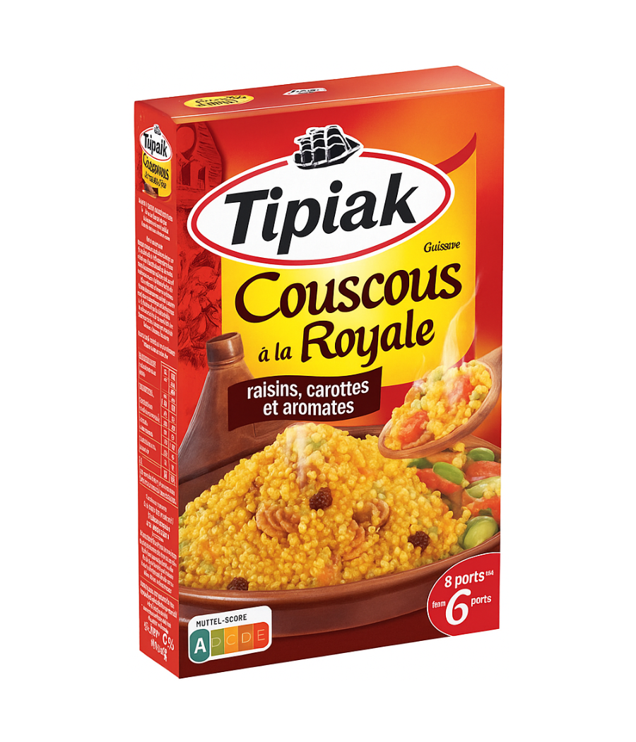 COUSCOUS A LA ROYALE TIPIAK 2 X 165G