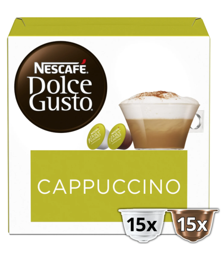 NESCAFE DOLCE GUSTO CAPPUCCINO X30 CAPSULES