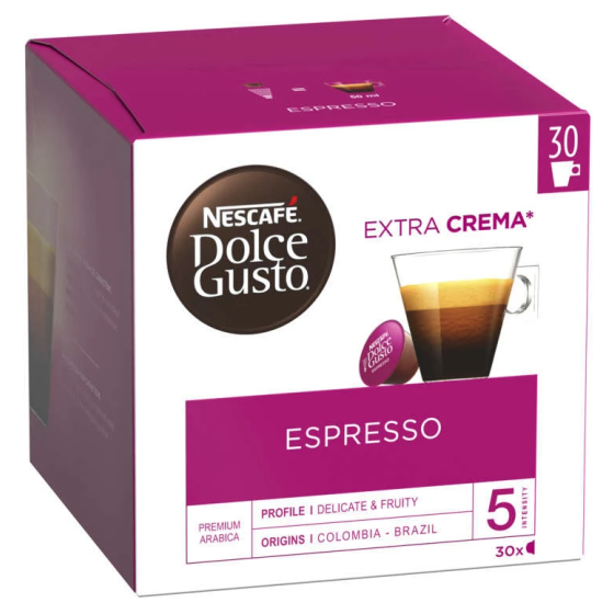 NESCAFE DOLCE GUSTO ESPRESSO X30 CAPSULES