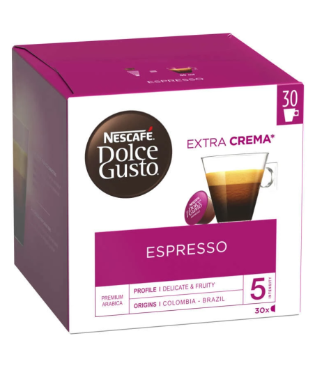 NESCAFE DOLCE GUSTO ESPRESSO X30 CAPSULES