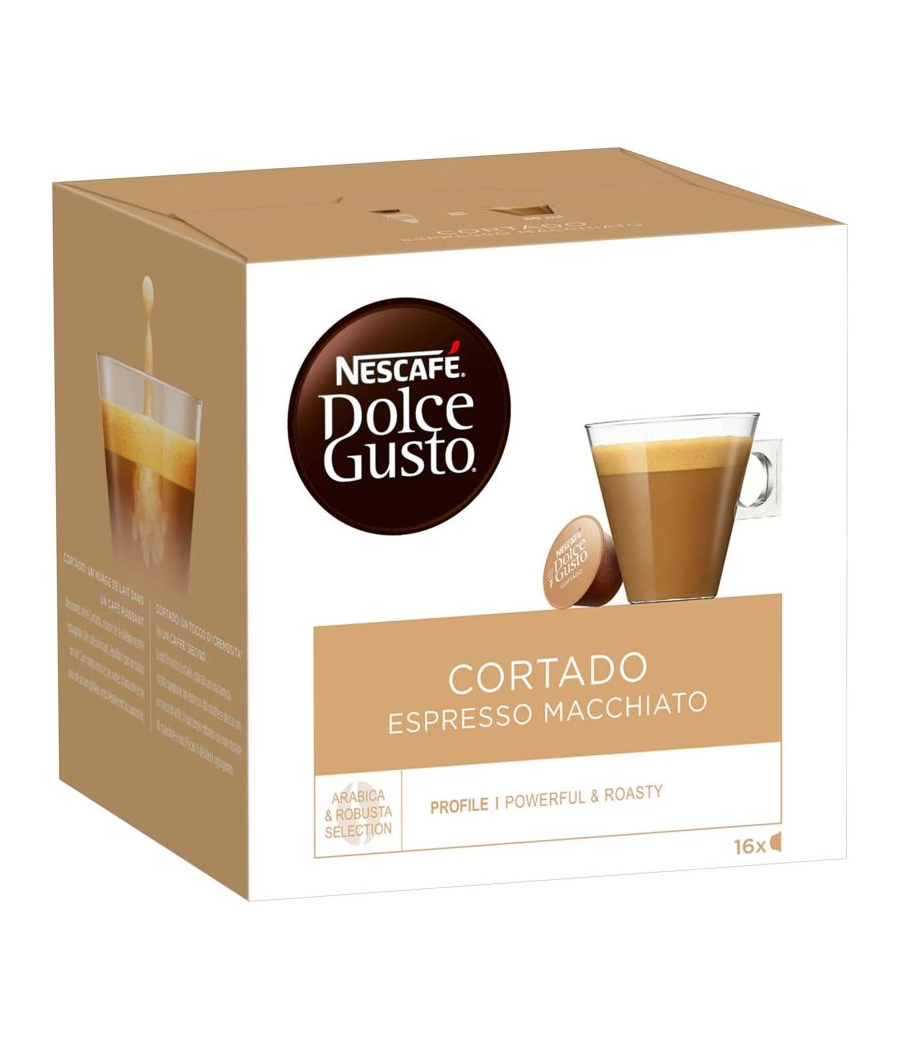 NESCAFE DOLCE GUSTO ESPRESSO MACCHIATO CORTADO X16 CAPSULES