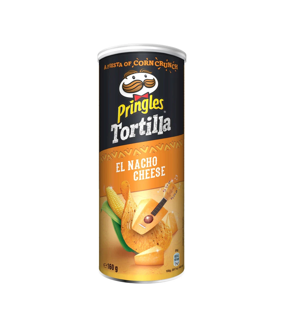 CHIPS TORTILLA EL NACHO CHEESE  PRINGLES 160G