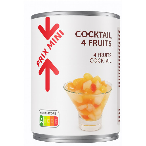 COCKTAIL 4 FRUITS PRIX MINI 820G