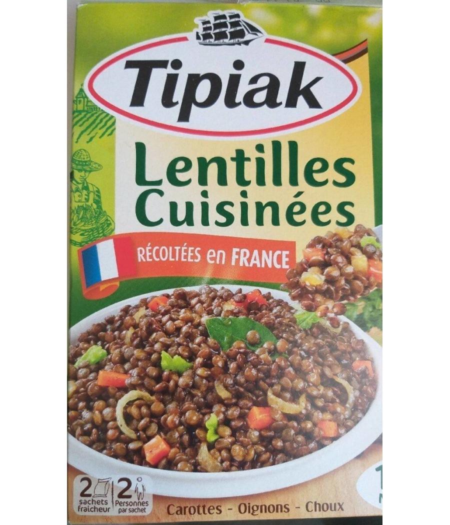 LENTILLES CUISINEES TIPIAK 240G