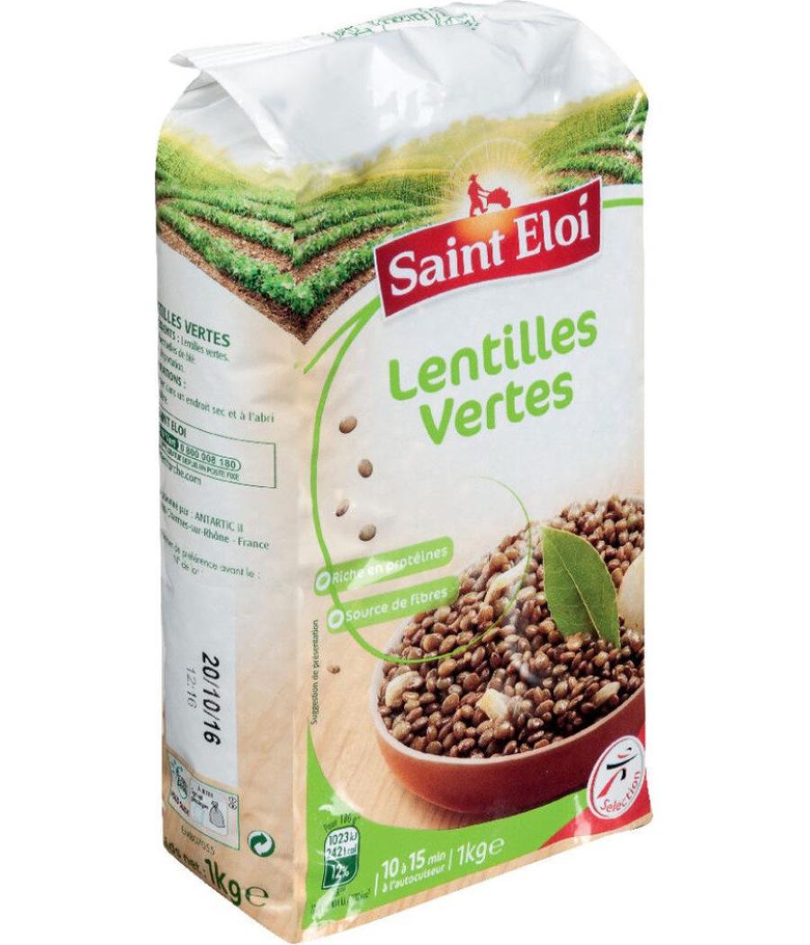 LENTILLES VERTES SAINT ELOI 1KG