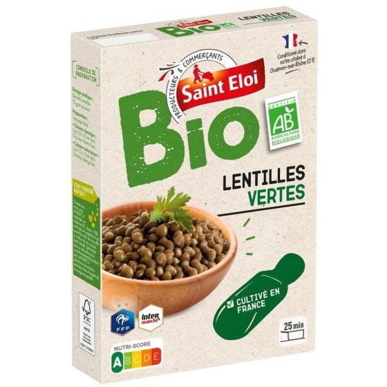 LENTILLES VERTES BIO SAINT ELOI 500G