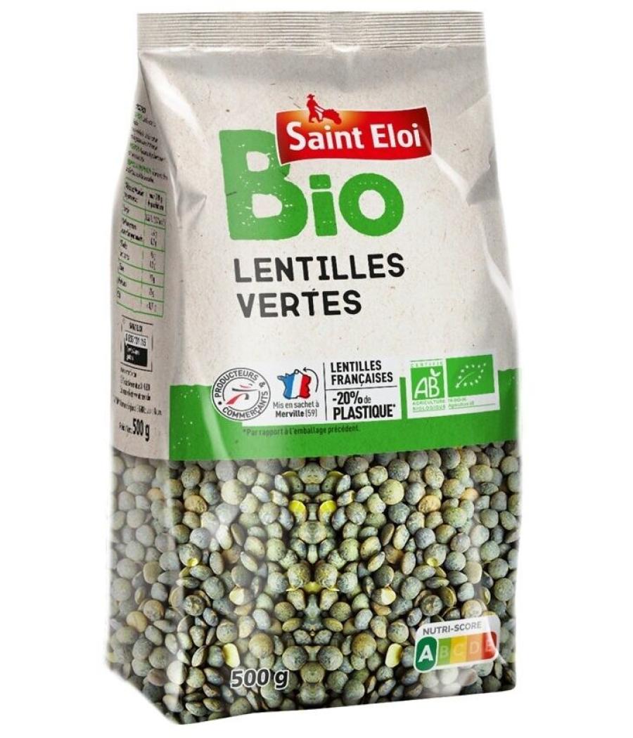 LENTILLES VERTE BIO SAINT ELOI 500G