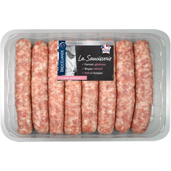 SAUCISSE DE TOULOUSE VPF 130G X8 SOUS ATMOSPHERE