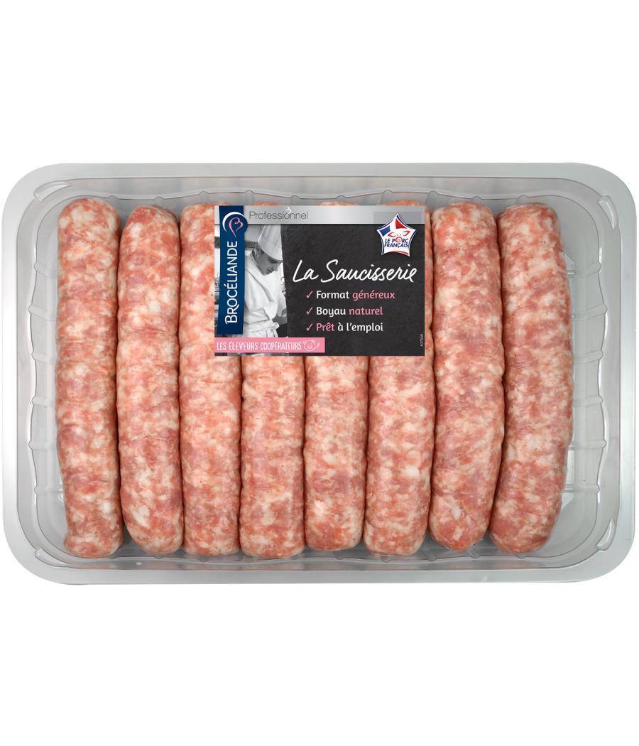 SAUCISSE DE TOULOUSE VPF 130G X8 SOUS ATMOSPHERE