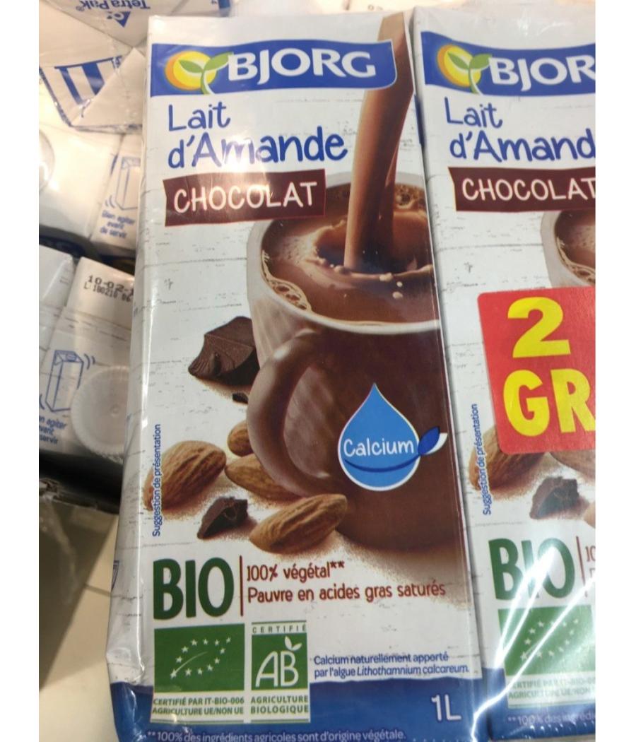 LAIT D'AMANDES AU CHOCOLAT BJORG   270G