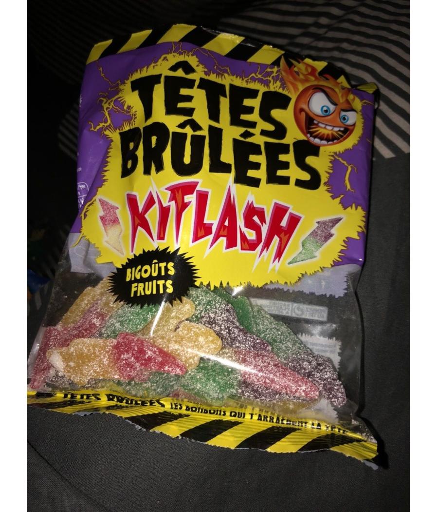 BONBONS TETES BRULEES KIFLASH BI-GOUT ACIDE 180G