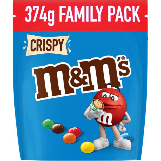M&M'S CRISPY FAMILY PACK 374G