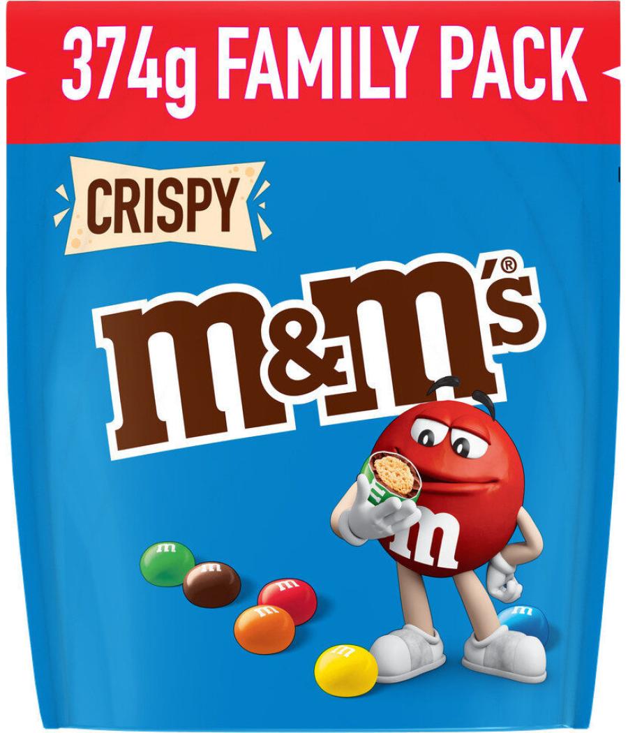 M&M'S CRISPY FAMILY PACK 374G