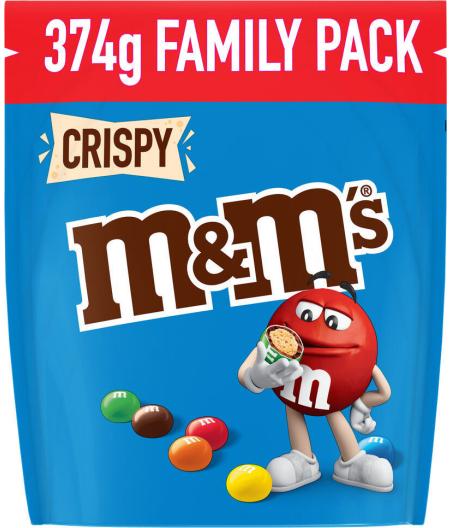 M&M'S CRISPY FAMILY PACK 374G