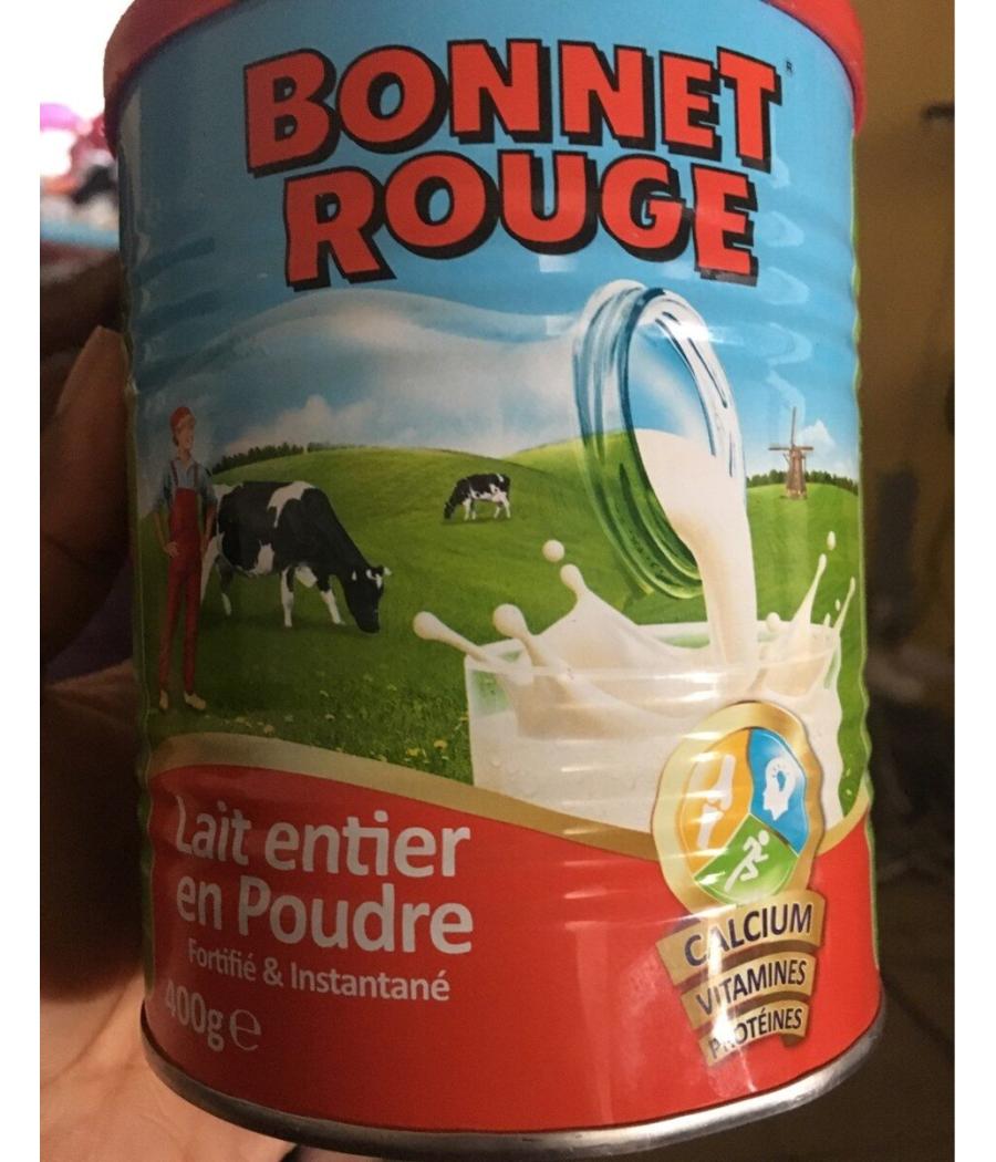 LAIT ENTIER EN POUDRE BONNET ROUGE 400G
