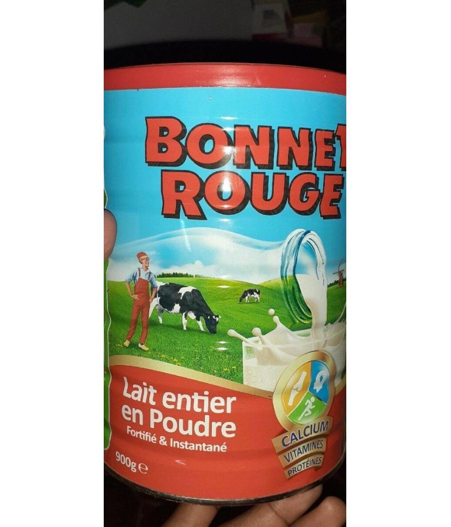 LAIT ENTIER EN POUDRE BONNET ROUGE 900G
