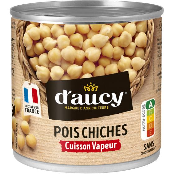 POIS CHICHES CUISSON VAPEUR D'AUCY 265G