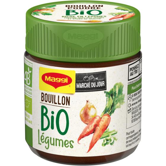 BOUILLON LEGUMES POUDRE BIO MAGGI 110G