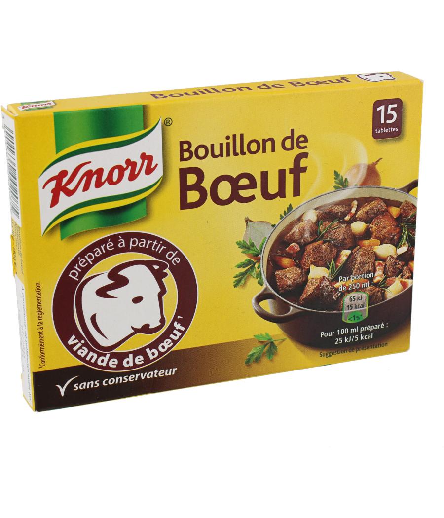 KNORR UNILEVER BOUILLON BOEUF 15 TABLETTES 150G