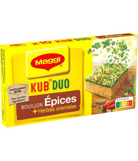 BOUILLON MAGGI KUB DUO EPICES + HERBES ORIENTALES 105G